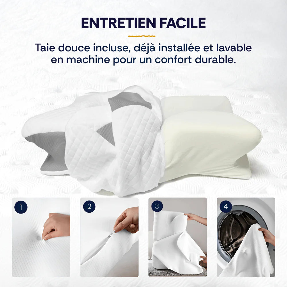 L’Oreiller Orthopédique soulagement des douleurs cervical