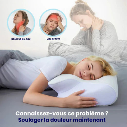 L’Oreiller Orthopédique soulagement des douleurs cervical