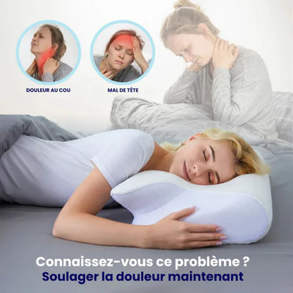 L’Oreiller Orthopédique soulagement des douleurs cervical